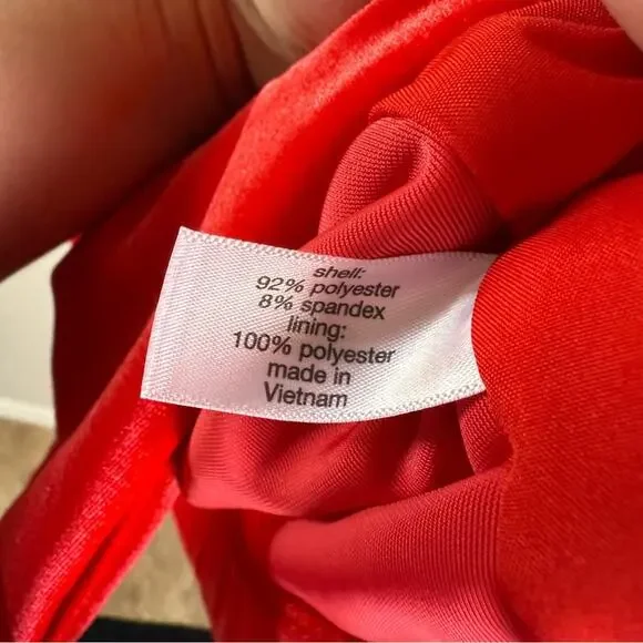 Lane Bryant Red Velvet Blazer Jacket 22 - Picture 15 of 16